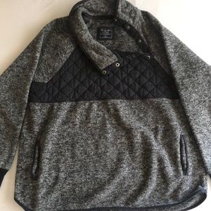 A&F Asymmetrical Fleece